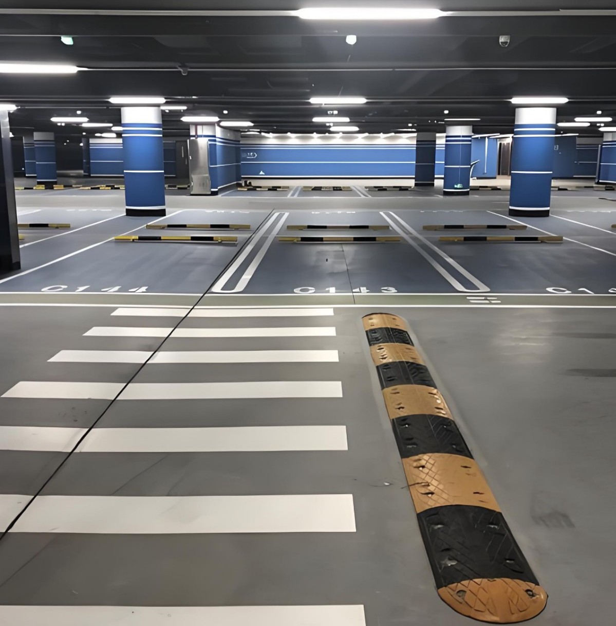 停车场划线